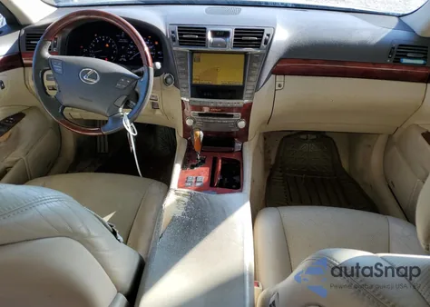 2010 Lexus Ls 460 z USA, uszkodzony, nr VIN JTHCL5EF0A5007953